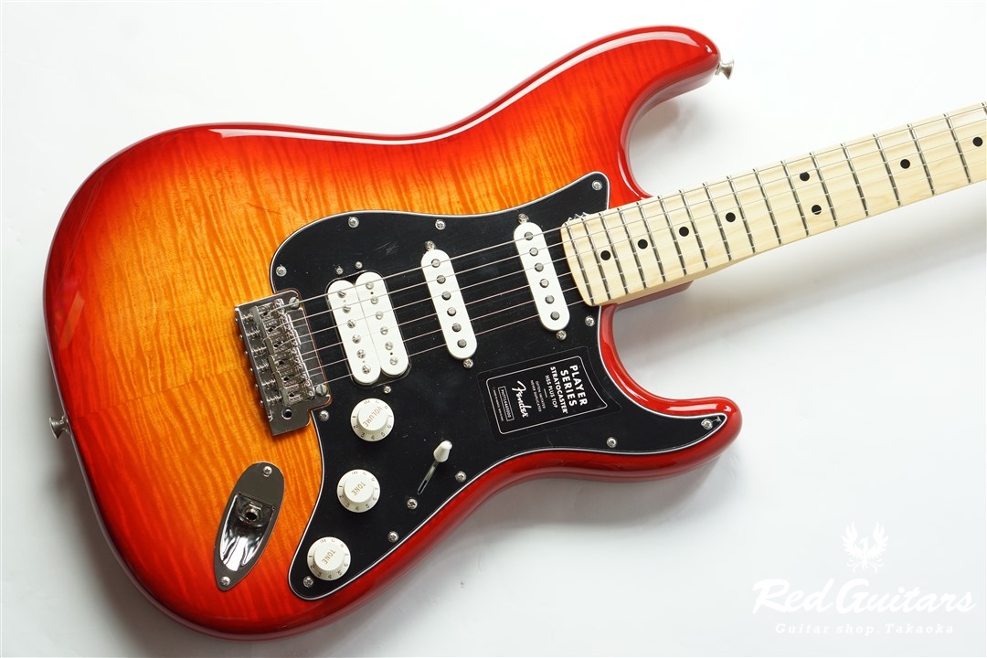 ギター Player Stratocaster Plus Top PF TBS Fender Player Plus Top Stratocaster Maple Fingerboard SSS